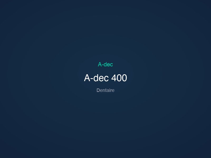 A-dec 400