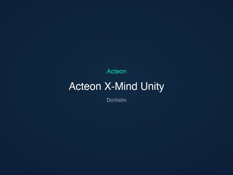 Acteon X-Mind Unity