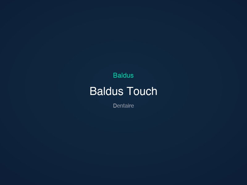 Baldus Touch