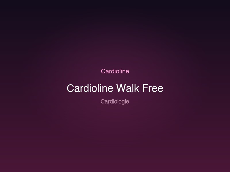 Cardioline Walk Free