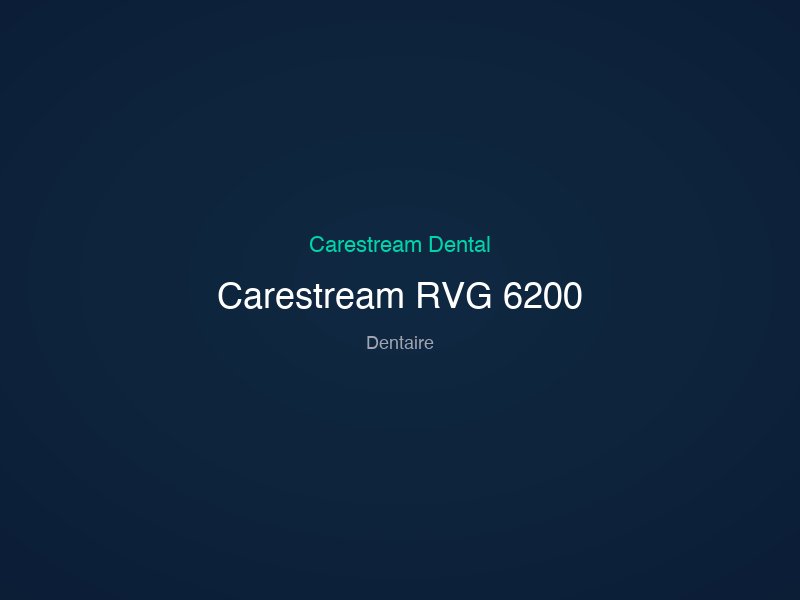Carestream RVG 6200