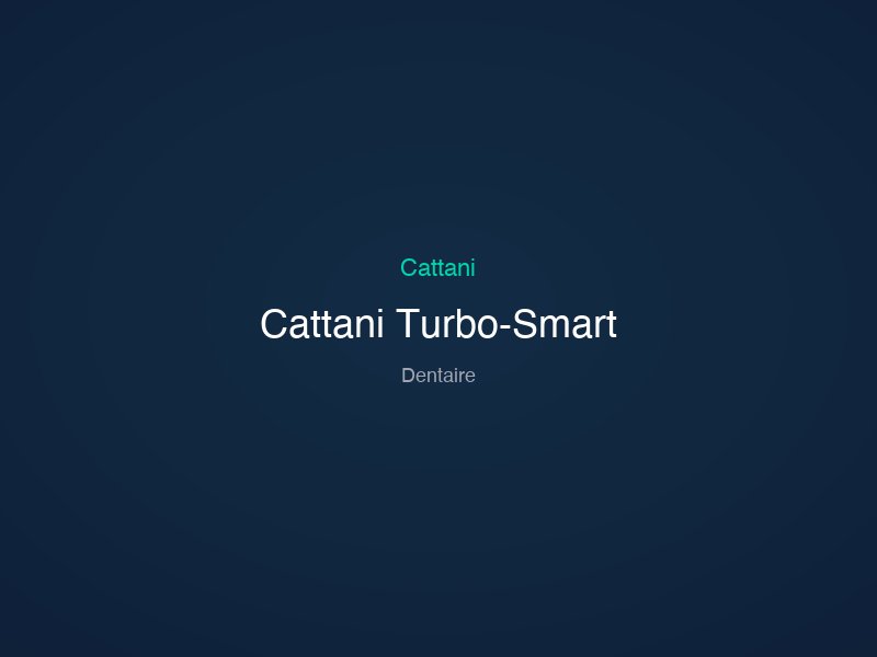 Cattani Turbo-Smart