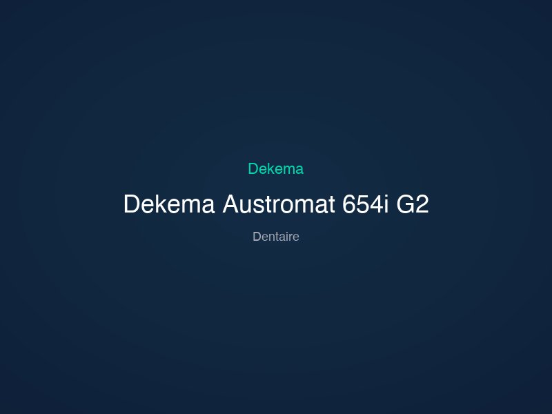 Dekema Austromat 654i G2