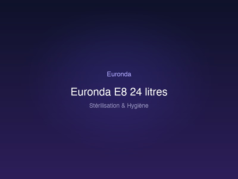 Euronda E8 24 litres