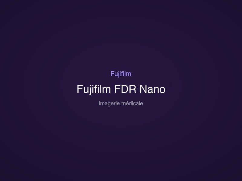Fujifilm FDR Nano