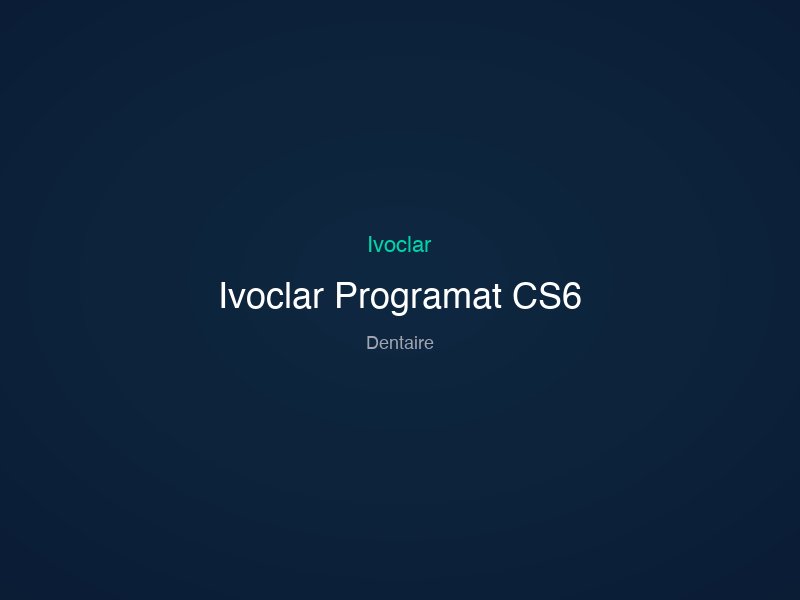 Ivoclar Programat CS6
