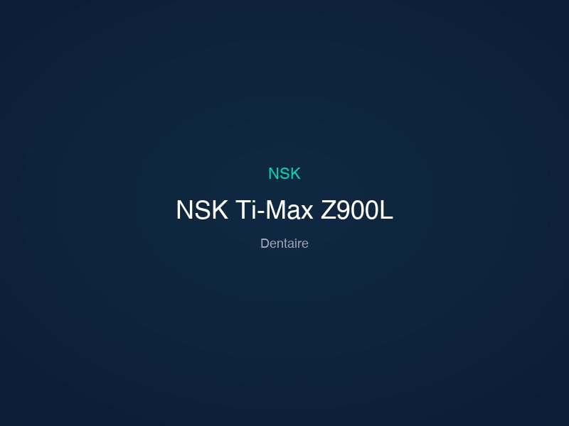 NSK Ti-Max Z900L