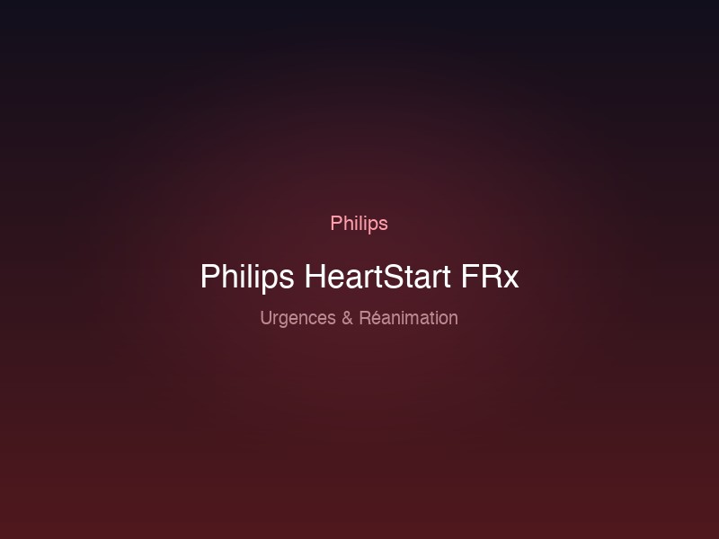 Philips HeartStart FRx