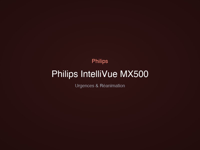 Philips IntelliVue MX500