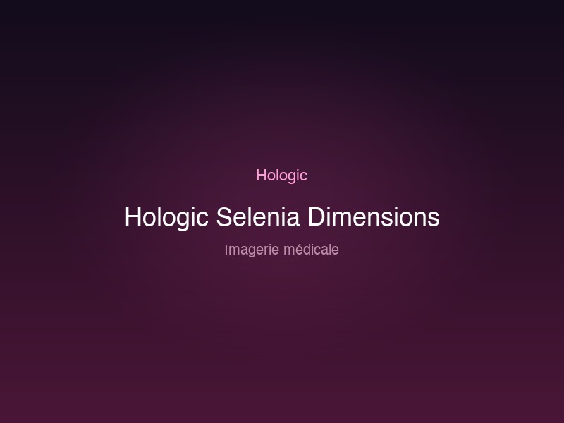 Hologic Selenia Dimensions
