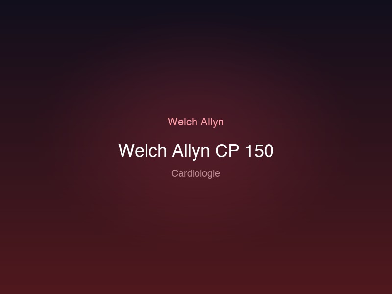 Welch Allyn CP 150