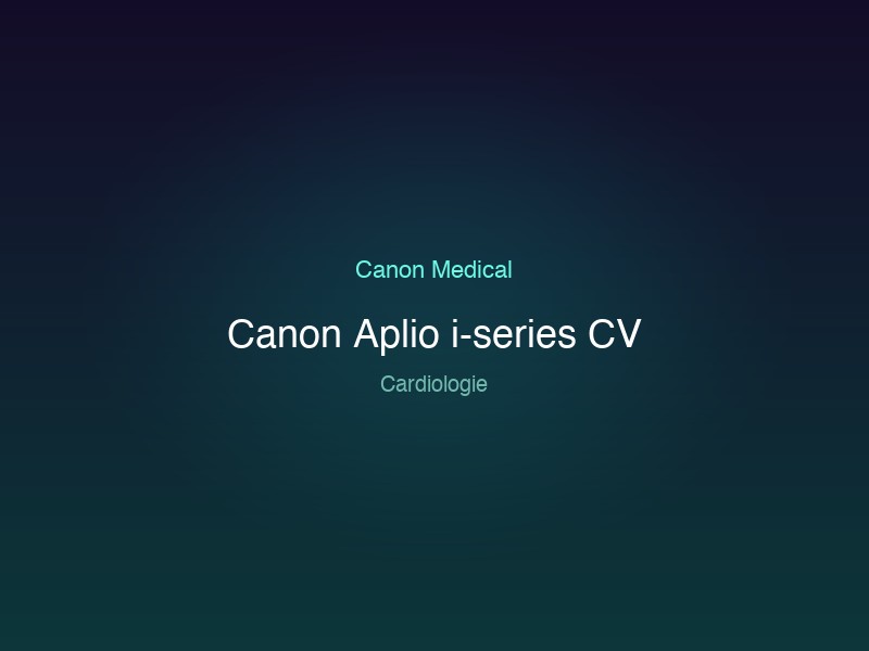 Canon Aplio i-series CV