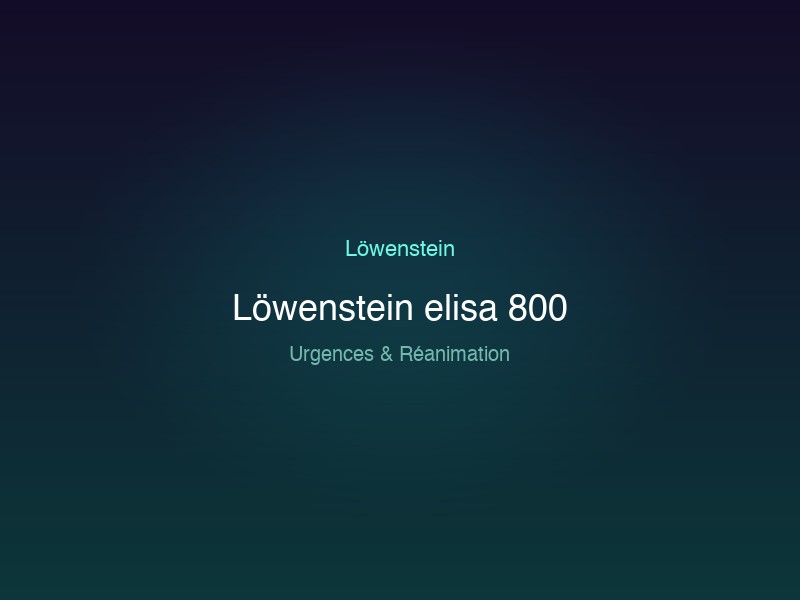 Löwenstein elisa 800
