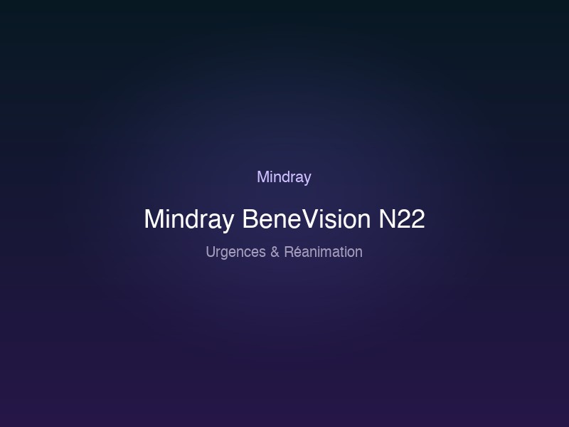 Mindray BeneVision N22