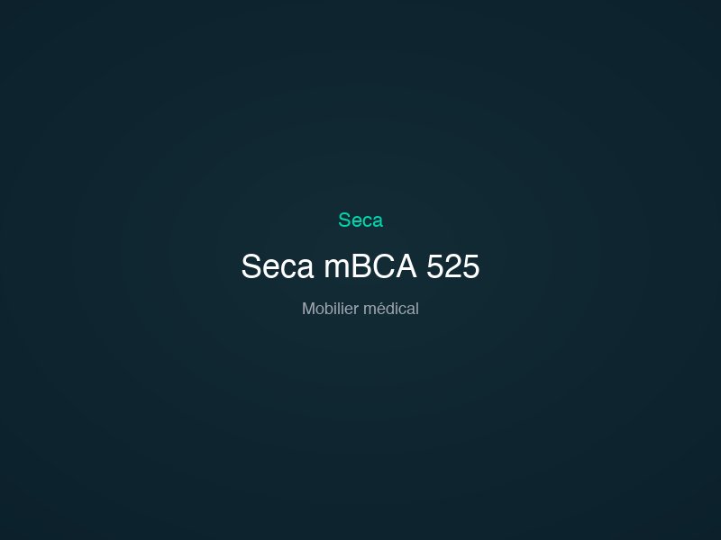 Seca mBCA 525