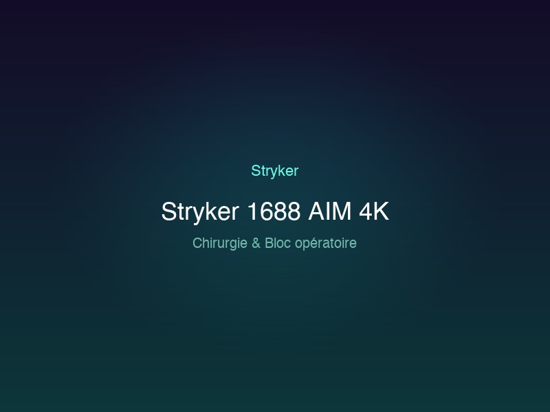 Stryker 1688 AIM 4K