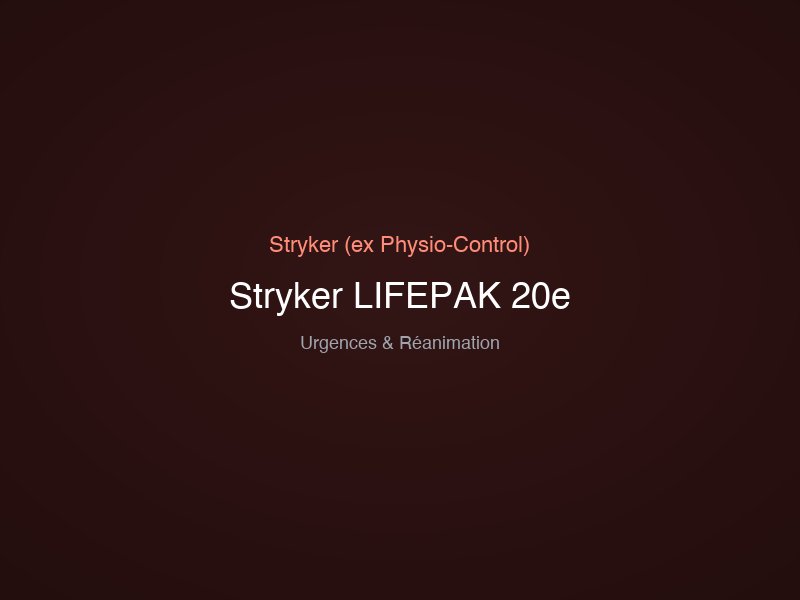 Stryker LIFEPAK 20e