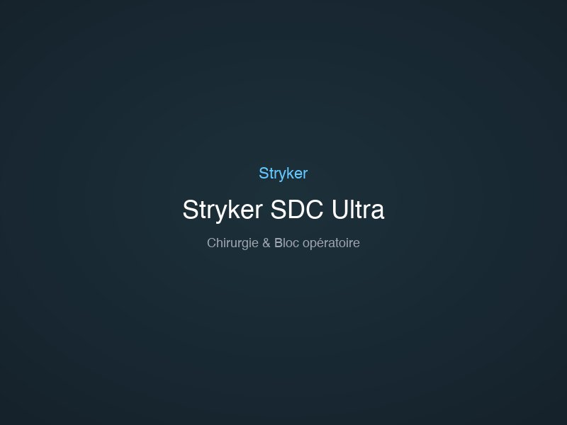 Stryker SDC Ultra