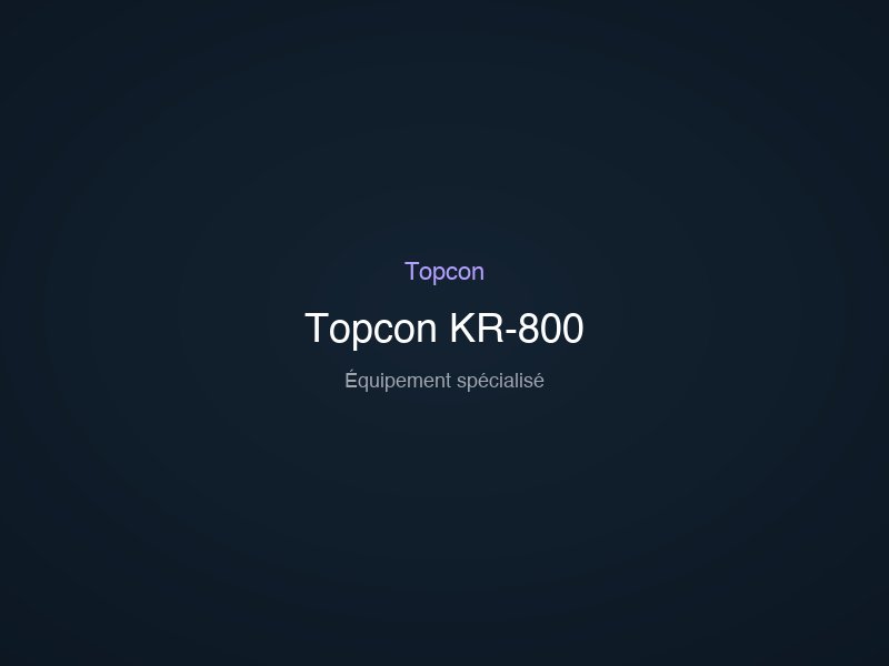 Topcon KR-800