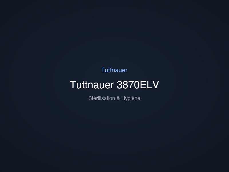 Tuttnauer 3870ELV