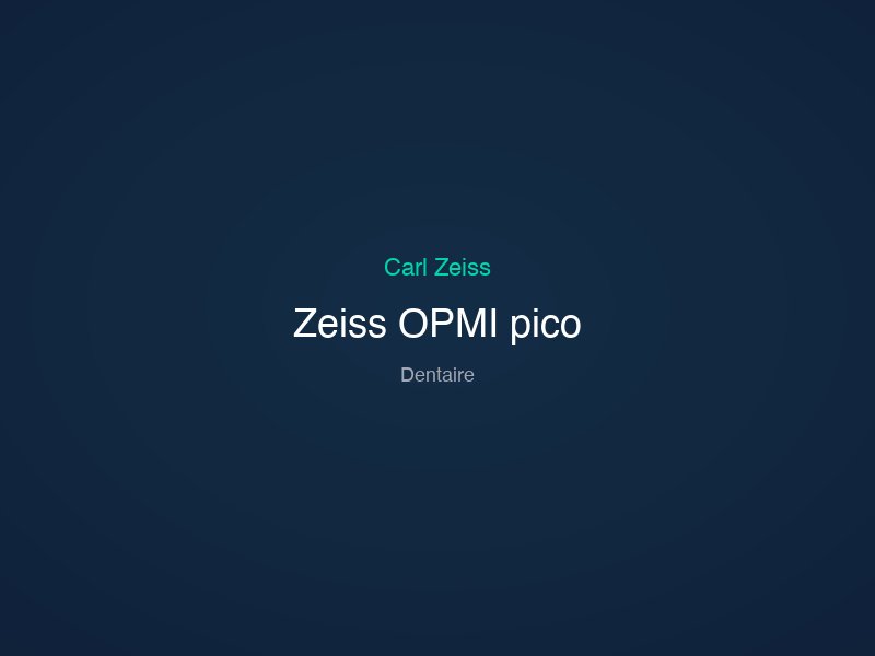 Zeiss OPMI pico