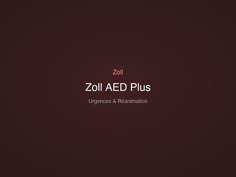 Zoll AED Plus